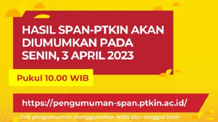 Pengumuman SPAN-PTKIN 2023 Dibuka Besok (JakartaInsideCom/Rahman)