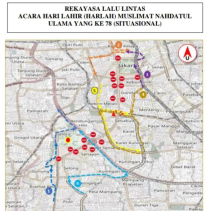 Dishub DKI juga siapkan rekayasa lalu lintas untuk Harlah NU