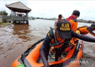 Basarnas Palangka Raya hentikan pencarian orang yang terluka tenggelam di dalam sungai