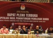 Pleno KPU Sumut: Golkar raih kata-kata terbanyak DPRD Provinsi juga DPR RI