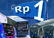 Bersiap! Tarif Transjakarta, MRT dan LRT Cuma Rp 1 di Momen HUT Jakarta ke-497