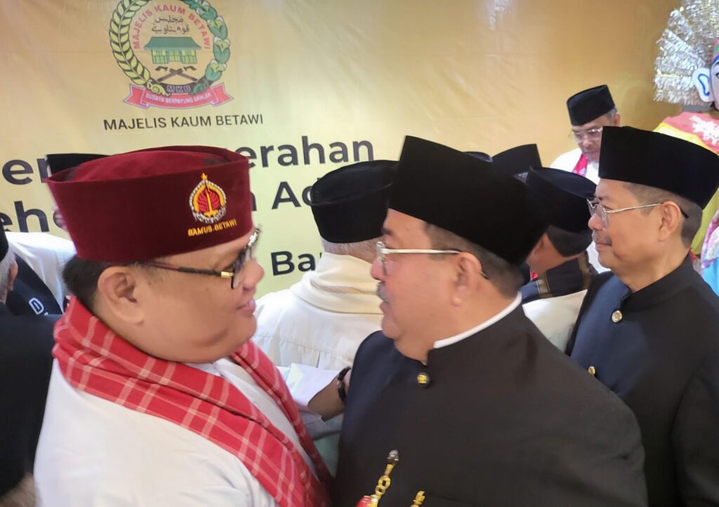 Eki Pitung Ketum Bamus Betawi Bersama Wakil Gubernur Terpilih Rano Karno